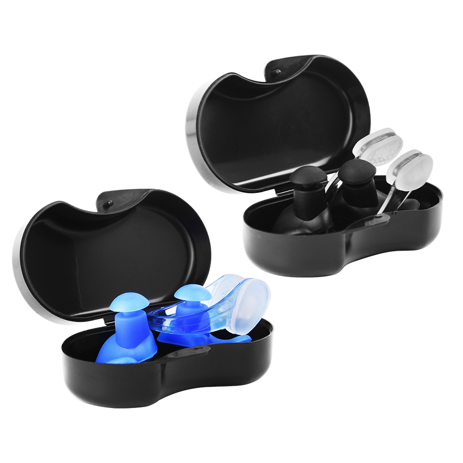 With Nose Clip Silicone Swimming Waterproof Shower Ear Plug Set Storage