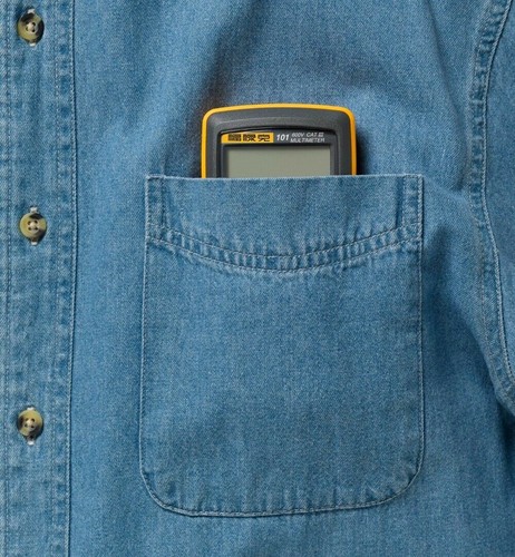 Fluke 101 F101 Digital Basic Pocket Digital Multimeter Meter AC DC Volt Tester - Bild 7 von 11