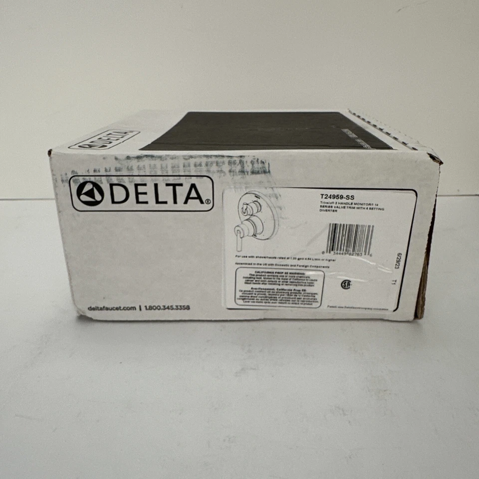 Delta T24959-SS Trinsic 14 Series Pressure Balanced Valve Trim - Brilliance - Image 2 of 4