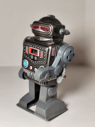 VINTAGE RARO VECCHIO GIOCATTOLO SPAZIALE GIAPPONESE IL ROBOT CAPITANO YONE N.... - Foto 4 di 10