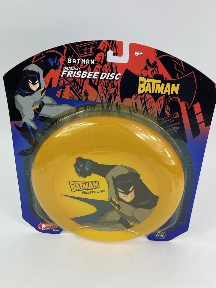 Disco Frisbee Serie Animada Batman Original Marca WHAM-O Cómic DC Sellado En Paquete Foto 2 de 4