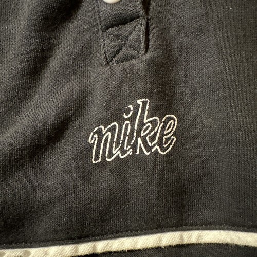 Nike Black Kids Crop Sweatshirt Child XS - Picture 4 of 6