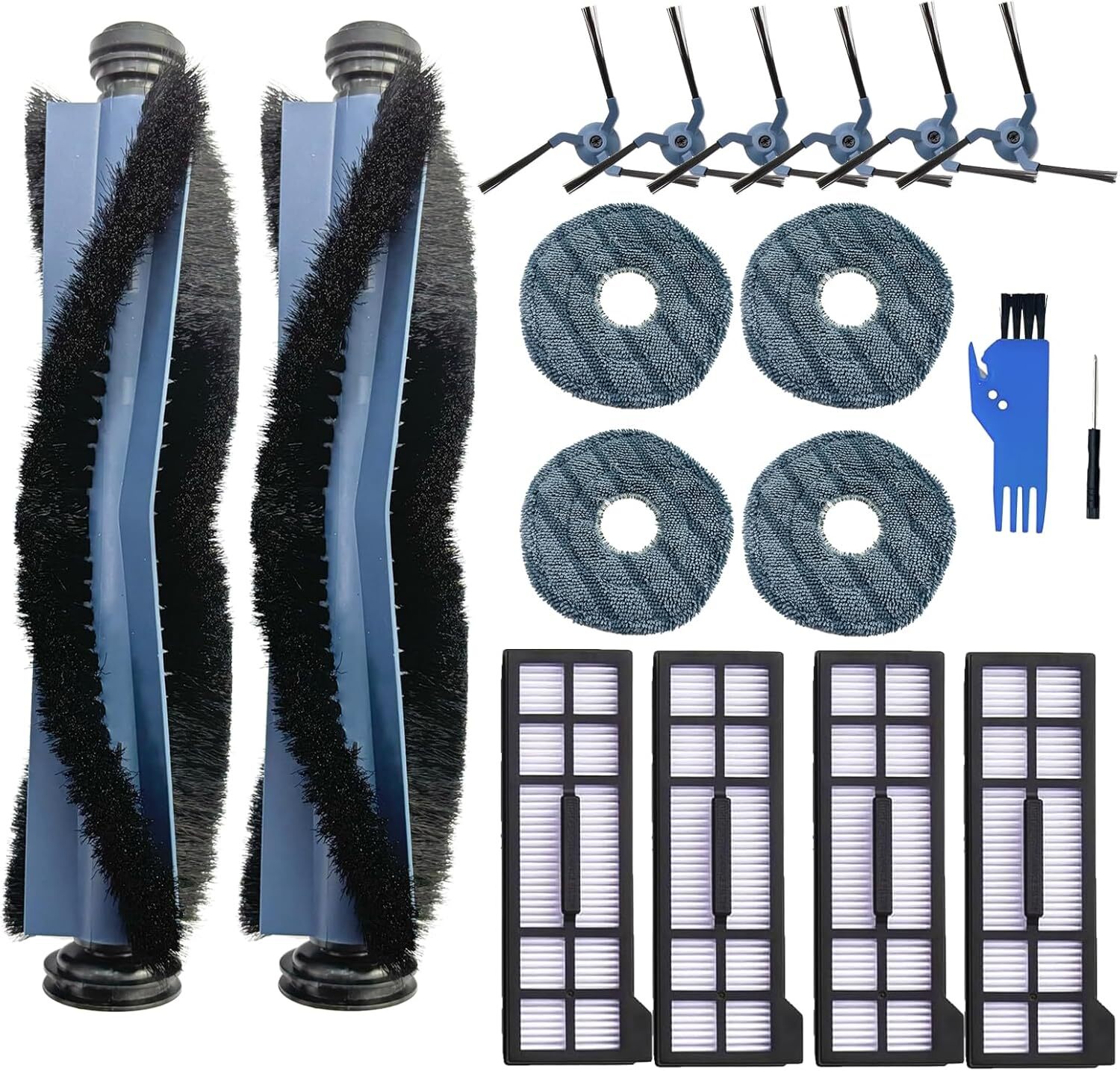 18-Pack Eufy X10 Pro Omni Vacuum Cleaner Replacement Parts Kit