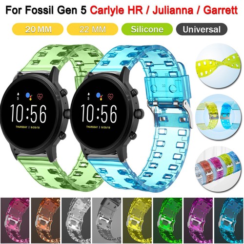 Clear Silicone Watch Band Strap For 