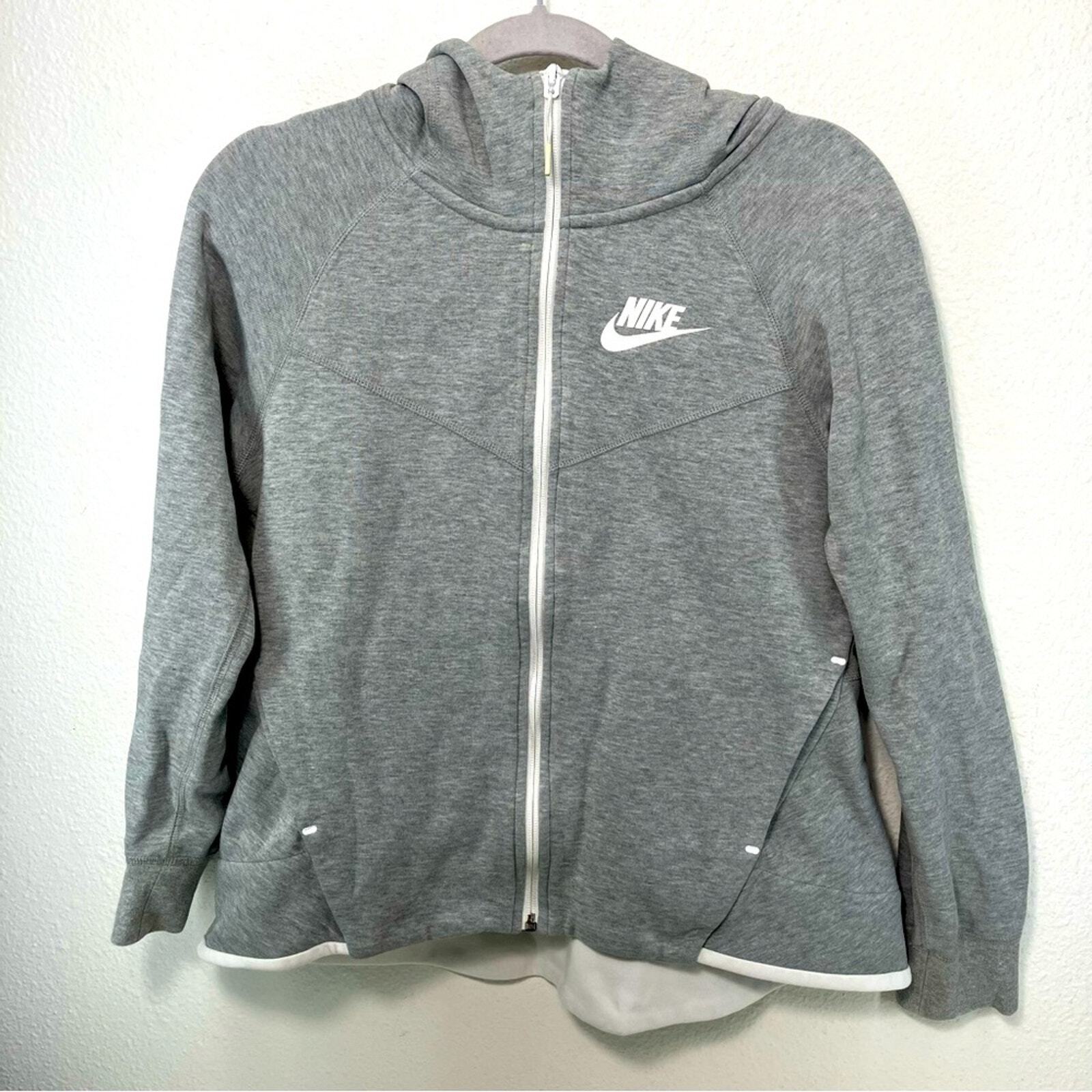 SACAI X NIKE NIKE Tech felpa con cappuccio Windrunner felpa giacca taglia media grigio casual esercizio