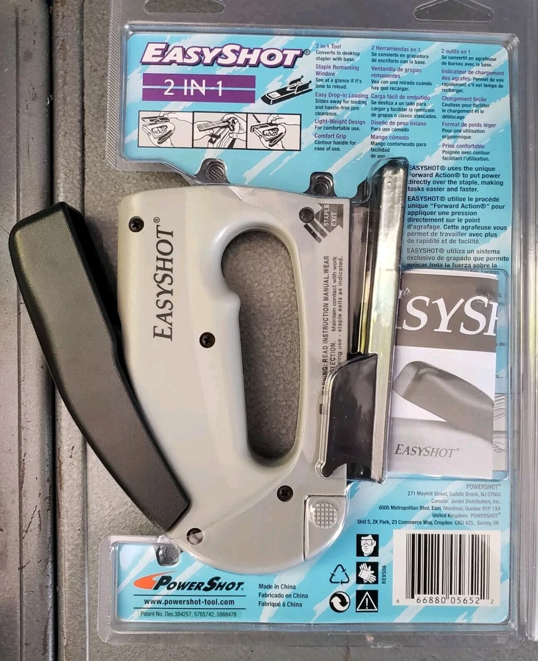 EASYSHOT Staple Gun & Desktop Stapler (2 In 1) 5650DT NEW uses JT21 Staples - Image 2 of 2