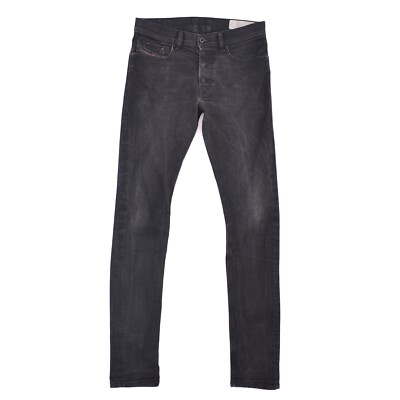 Diesel Tepphar Slim-Carrot 0674N Stretch Black Jeans Mens sz W30