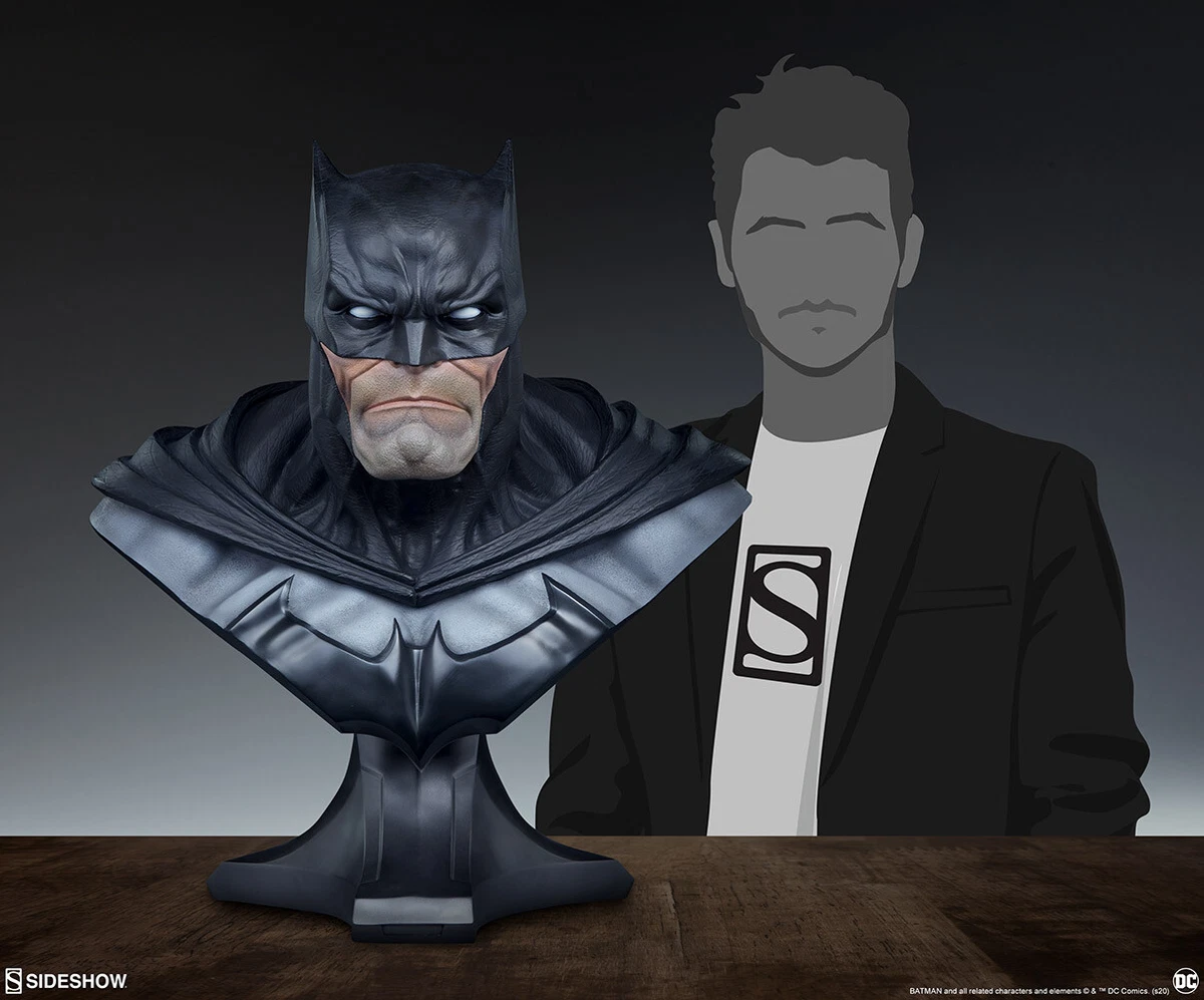 SIDESHOW BATMAN LIFE SIZE BUST 1:1 SCALE PREMIUM FORMAT STATUE DARK KNIGHT