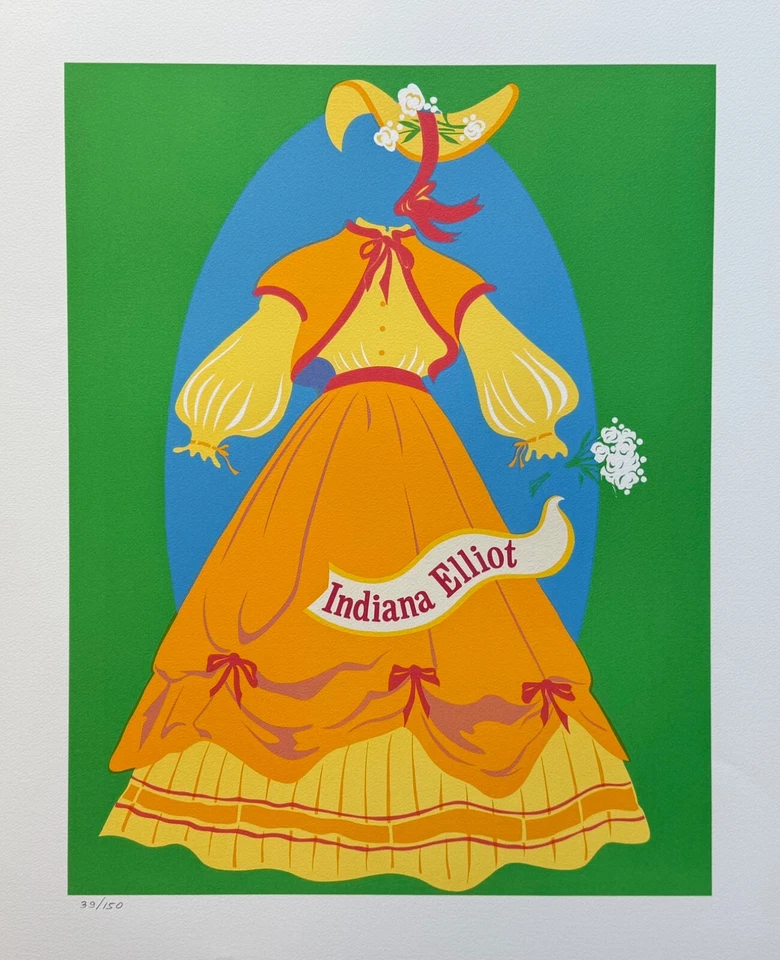 Arte litográfico Robert Indiana Elliot 1977 edición limitada MADRE DE TODOS NOSOTROS Foto 4 de 4