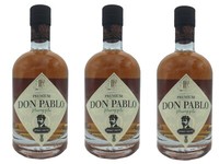 3X Don Pablo Pineapple Rum 35 % Vol. - 0,7L Flasche Rum Mit Ananas Aroma