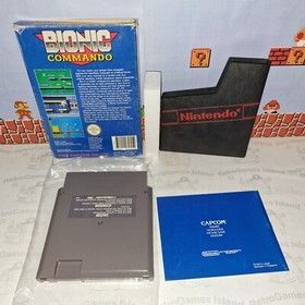 BIONIC COMMANDO NINTENDO NES VERSIONE PAL A MATTEL ITALIANO ITA CIB 8 BIT CAPCOM