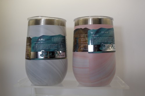 Hidrógeno NUEVO Juego de Vasos de Acero Inoxidable Aislados 2 14 OZ Tapa Deslizante - Imagen 3 de 9