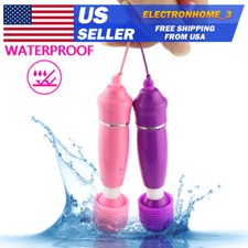 Women Mini Powerful Bullet Shape 10 Speed Vibrating Neck Body Massage Personal