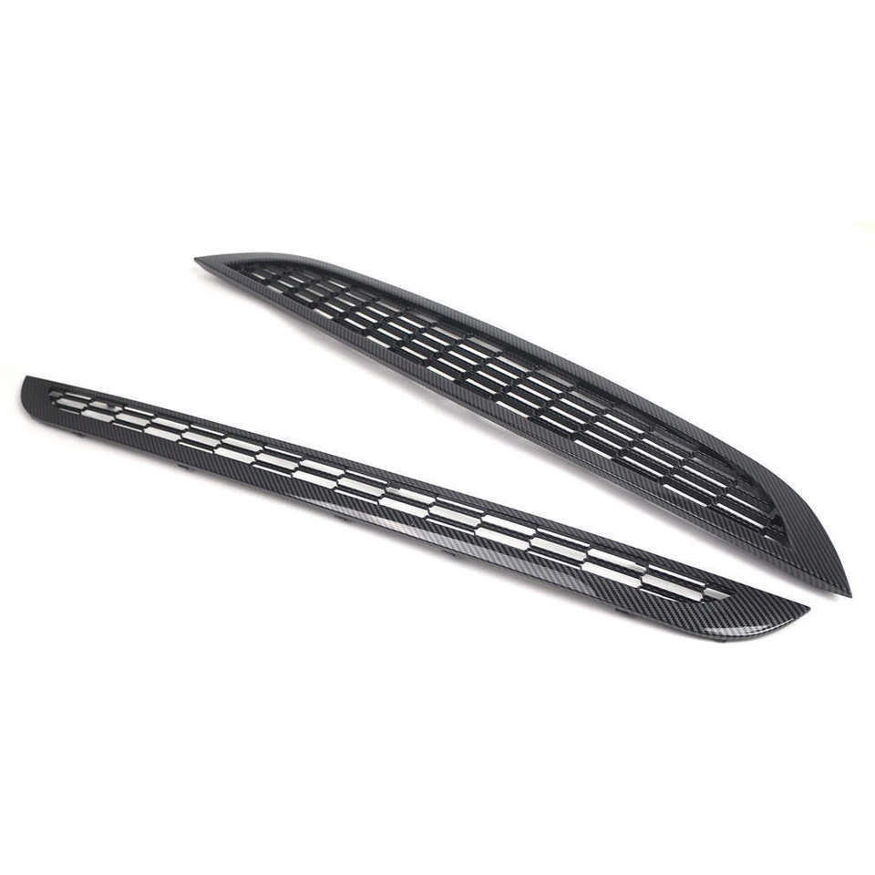 For 2001-2006 Mini Cooper R50 R52 R53 Front Upper Lower Honeycomb Grille Black - Image 3 of 4