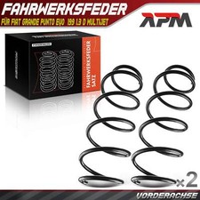 2x Federn Fahrwerksfeder vorne für Fiat Grande Punto Evo 199 1.3 D Multijet