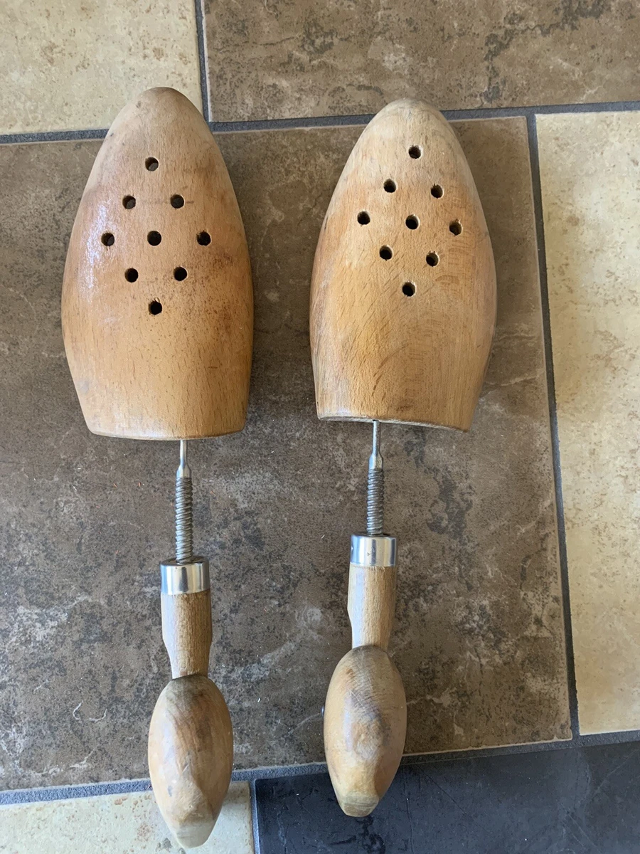 Vintage Shoe Tree Wood Royal Grain West Germany Men s Full Heel Great Condition