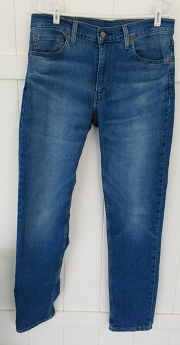 Levi's 511 Men's 33x34 Medium Wash Straight Denim Blue Jean Red Tab Act  33x35 | eBay