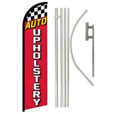 Auto Upholstery Full Curve Windless Swooper Flag Pole Kit Auto Body