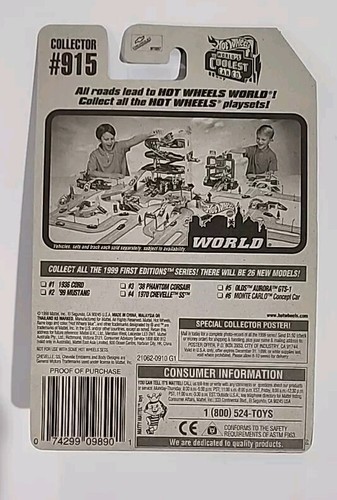 Hot Wheel 1st Edition 1970 Chevelle SS All metal - Picture 2 of 2
