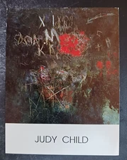 postcard art 1990 Judy Child New Work gallery show invitation painting ephemera