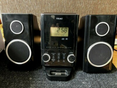 TEAC Micro Hi-Fi Stereo CD-X70i CD Ipod dock AM/FM Aux In Shelf Stereo System