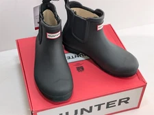 Hunter 'Original Insulated Chelsea' Women’s Waterproof Rain Boots (Black) - NEW