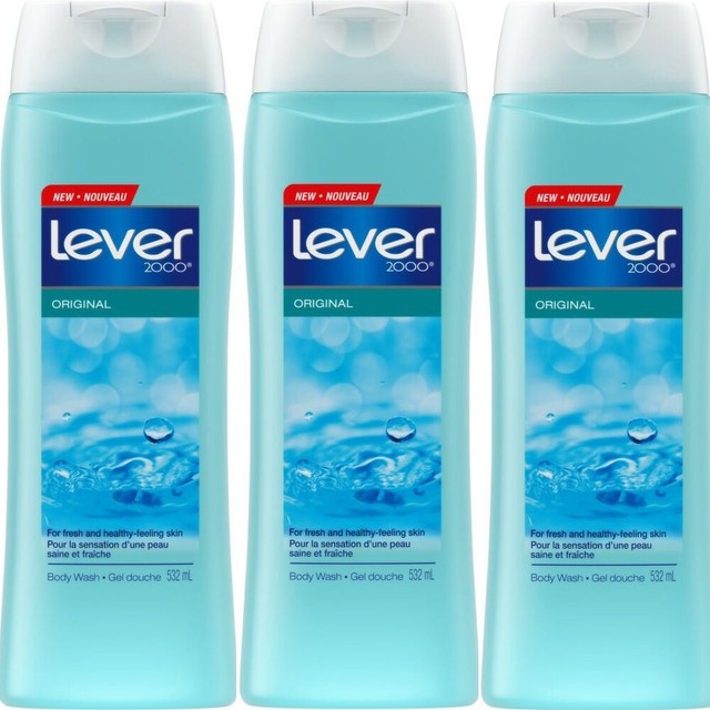 LEVER 2000 ORIGINAL BODY WASH LARGE 18 OZ. / 532 ML BOTTLES LOT OF 3 eBay