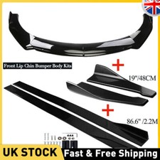 For Vauxhall Insignia Front Bumper Lip Splitter+Side Skirts+Rear Spats Spoiler