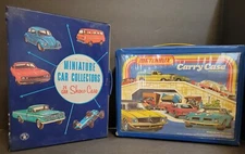 Vintage 1966 and1978 Matchbox and Mattle  Miniature Car Collectors Case. "NICE"