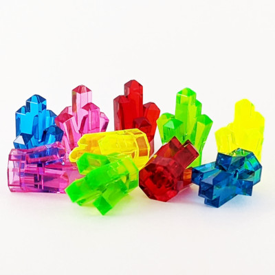 10 Lego Power Miners Kristalle in 5 verschiedenen Farben 