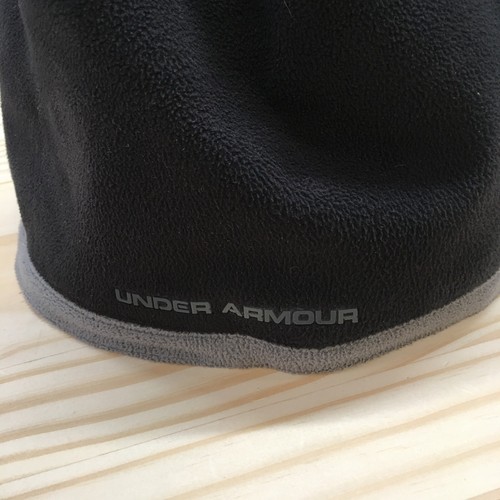 Under Armour Winter Beanie Hat Youth Black Large Adjustable Fleece Polyester - Picture 6 of 13