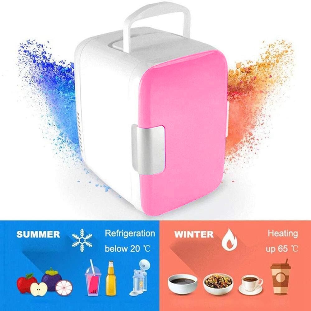 4L Mini Travel Fridge Car Refrigerator Portable Freezer Warmer Cooler