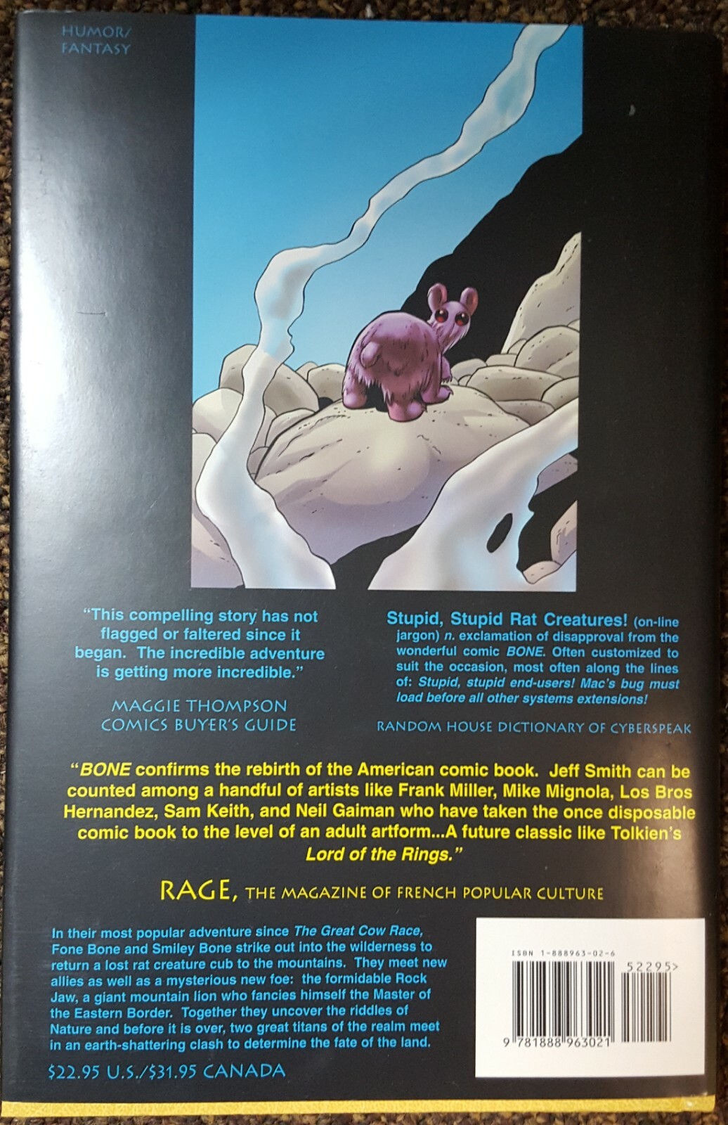 Bone Rock Jaw: Master Of The Eastern Border HC Signed + Remarked By Jeff  Smith 9781888963021 | eBay