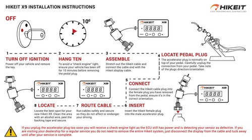 HIKEit X9 For Peugeot Throttle C o n t r o l l e r Pedal Accelerator Electronic - Picture 5 of 11