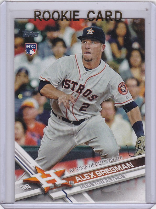 ALEX BREGMAN ROOKIE CARD Houston Astros 2017 Topps Debut Baseball Chicago Cub RC