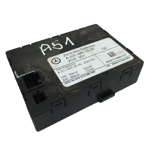 Mercedes W220 S55 AMG E320 S320 Zentralgateway Steuergerät A2204451900 OEM