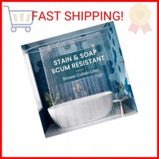 Titanker Clear Shower Curtain Liner Plastic Long Shower Liner 72 x 78 PEVA Light