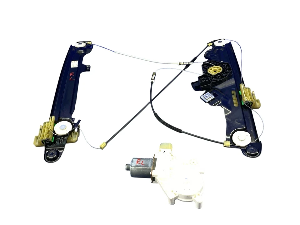 2009-2014 ROLLS ROYCE GHOST REAR LH POWER DOOR WINDOW GLASS REGULATOR RAIL MOTOR - Image 3 of 4