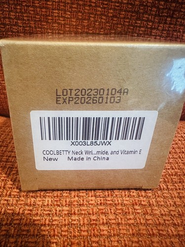 Neck Wrinkle Cream Gold P006 Firming Anti Aging Moisturizer Vitamin E 1.7 OZ New - Picture 3 of 5