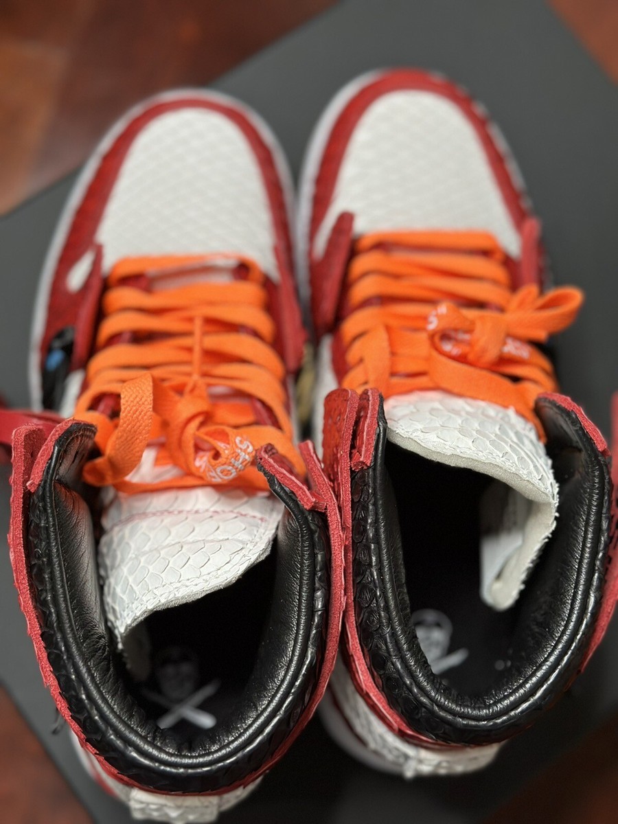 The Shoe Surgeon x Air Jordan 1 Lux Chicago Off-White Python The Shoe Surgeon x Air Jordan 1 Lux Chicago Off-White Python