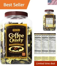 Gourmet Coffee Candy Assortment in a Multicolor 2lb Jar - Gift-Worthy Treats