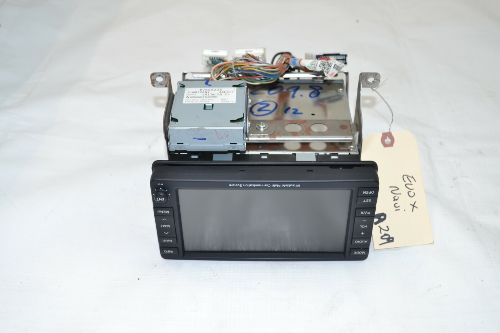 1113 Mitsubishi Lancer EVOX Navigation Head Unit Oem GPS Outlander