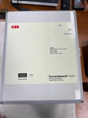   ABB CURRENTGUARD CGP3 SURGE PROTECTIVE DEVICE 415/240 VAC CGP3-100-415-3Y-PLF