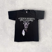 Vintage 90s Testament The Gathering Tour Band Tee Shirt Black Metal 1997