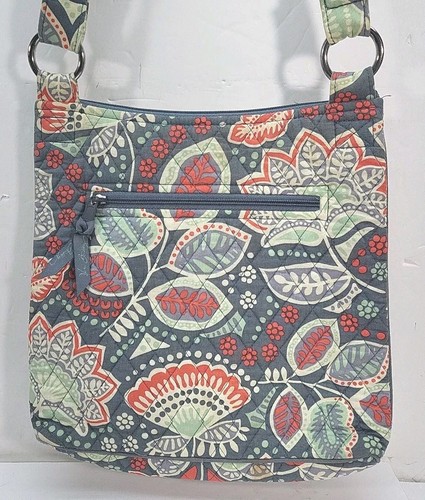 Vera Bradley Shoulder Strap travel tote Purse 2 Outsde Zip Pocket Nomadic Floral - Picture 4 of 10