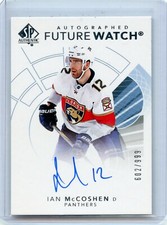  2017-18 SP Authentic #172 Ian McCoshen FW AU 602/999 RC