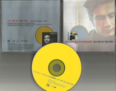 SASHA ALEXANDER Let me be the one w/ 5 ENHANCED VIDEO PROMO DJ CD single 2001