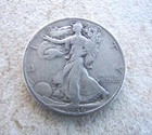 1936 D Walking Liberty Half Dollar 90% Silver