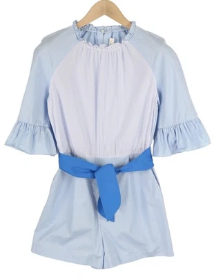 Sandro Rosalyn Combinaison Femme EU36 Colorblock À Volants Avec Ceinture - Photo 1/4
