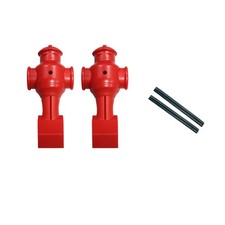 Shelti Set of 2 Red Foosball Men with Roll Pins